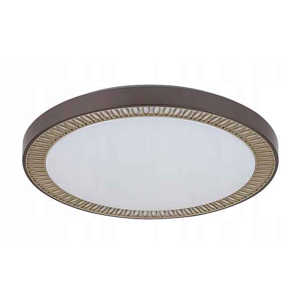 Stropní Svítidlo stropní Led 40W hnědý kulatý 50 cm s dálkovým ovládáním do obývacího pokoje Rabalux