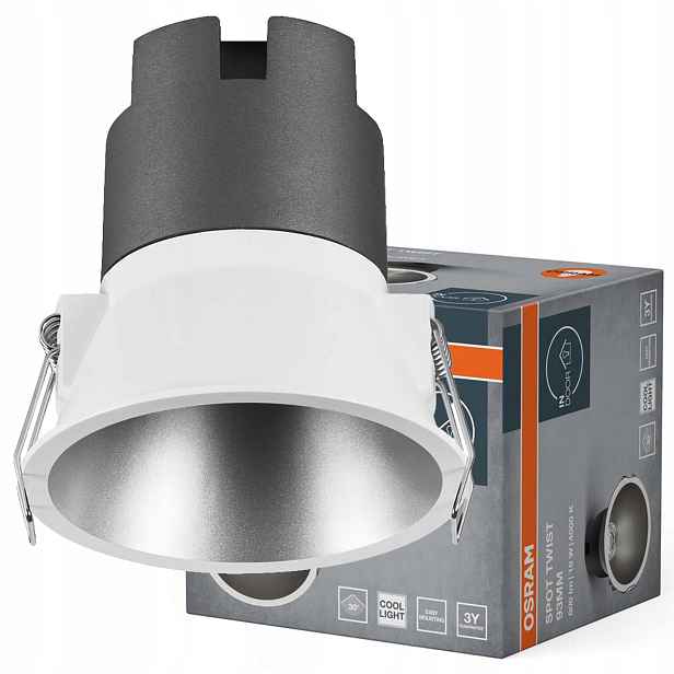 Stropní podomítkové svítidlo Kulaté Stropní Svítidlo 10W 4000K Neutrální 800lm Osram