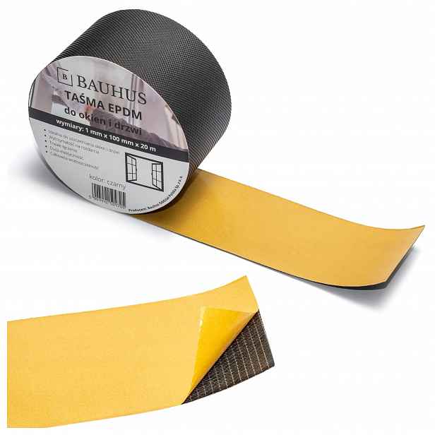 Epdm Těsnící Páska membrána Zástěra na plné lepidlo 100 mm 20 m Bauhus