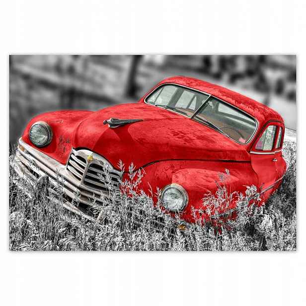 Fototapety 152x104 Červené staré auto