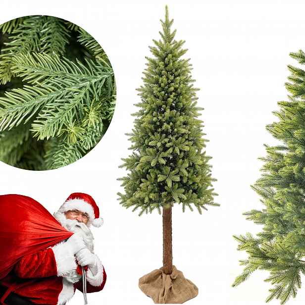 Umělá chpinka na kmeni 220 cm Pe 01 100% Světle Zelená Silikonová Full Pe