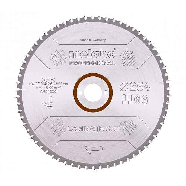 Metabo - Pilový kotouč 254x30 mm, 66 zubů 628446000