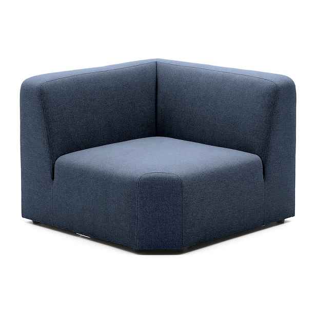 Šedomodrý modul pohovky (variabilní roh) Neom – Kave Home