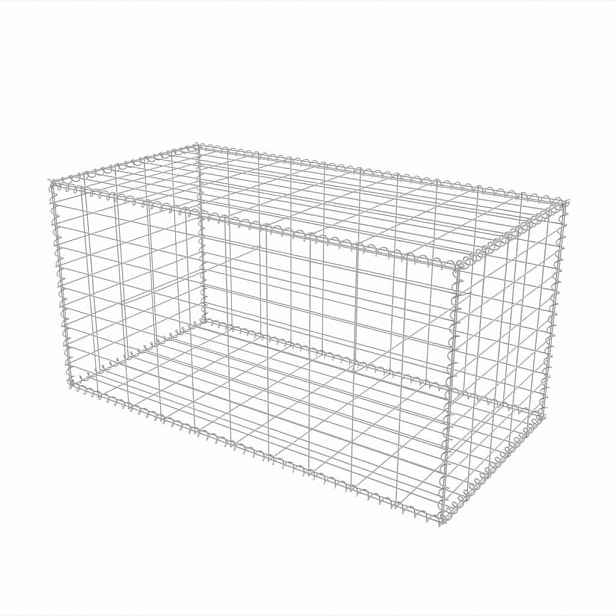 vidaXL Gabionový koš pozinkovaná ocel 100 x 50 x 50 cm