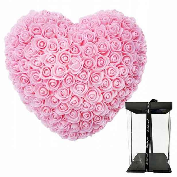 Srdce Z Růží – Dárek K Valentýnu, Růžové