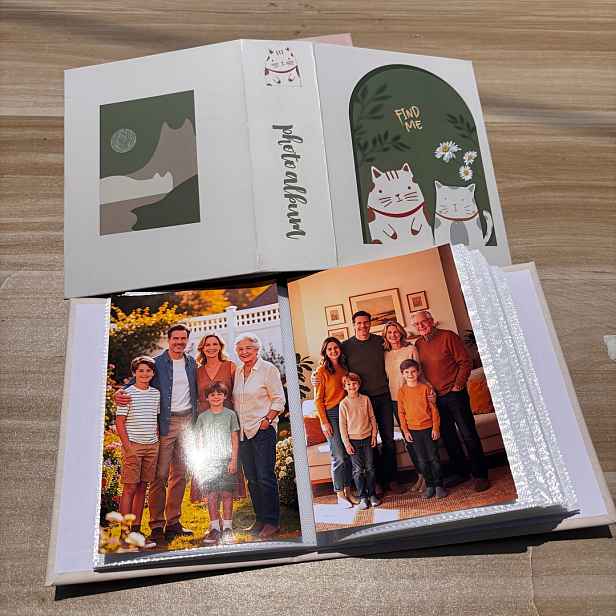 TEMU Čerstvý a sladký fotoalbum ve stylu vložky pro fotografie 4x6 palců. Toto fotoalbum ve velikosti 4R pojme 100 fotografií se 100 kapsami. Ideální