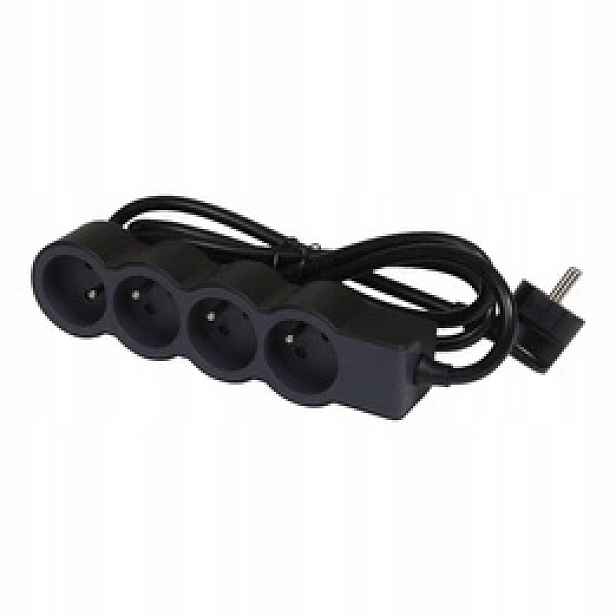 Prodlužovací Kabel 4X2P+Z Legrand 049491 Černý
