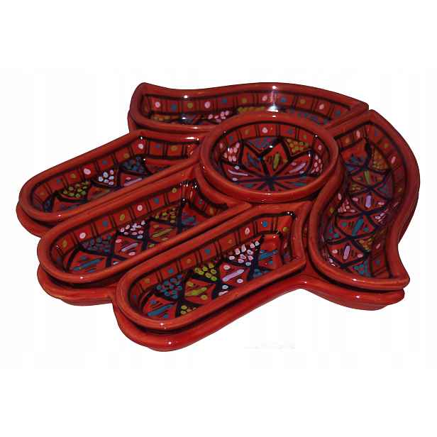 Meze Set pro Mezze Meze Fatima Maroko Tunisko Hamsa