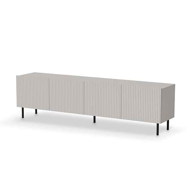 HALMAR TV stolek Paxos 200 cm kašmír/černý