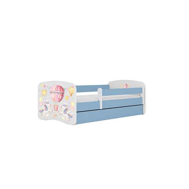 Kocot kids Dětská postel Babydreams balón modrá, varianta 80x180, bez šuplíků, bez matrace