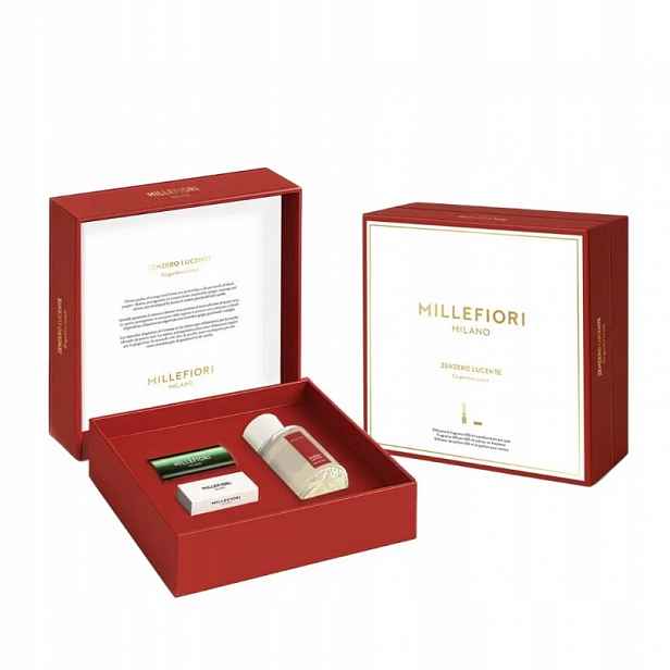 Millefiori Milano dárková sada Zenzero Lucen Tyčinky 100 ml Car Icon