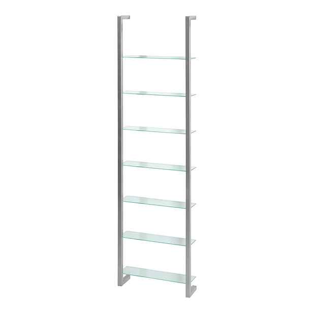 Patrová kovová police ve stříbrné barvě 46 cm Cubic – Spinder Design