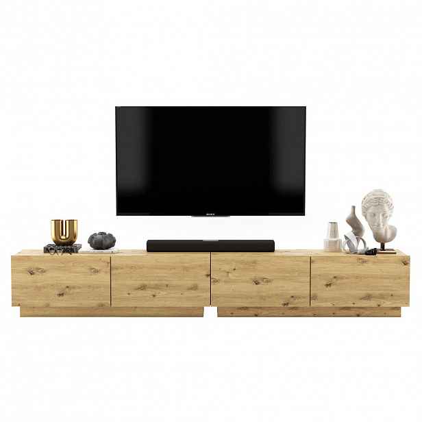 Meble Lindner SADA 2 TV stolků Enjoy Dub Artisan 240 cm se soklem