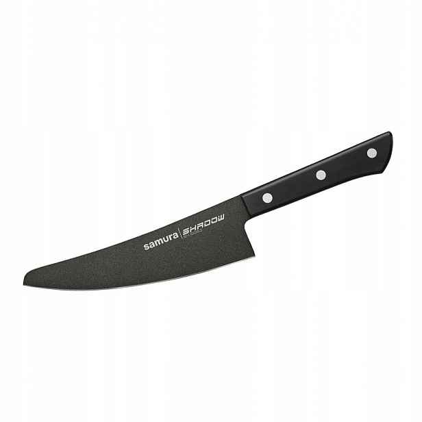 Nůž šéfkuchaře Samura Shadow 166 mm černý povrch SH-0083