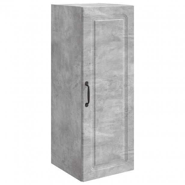vidaXL Nástěnná skříň 33 x 34,5 x 90 cm Kompozitní dřevo Betonově šedá