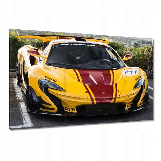 Obrazy 120x80 Žluté sportovní auto
