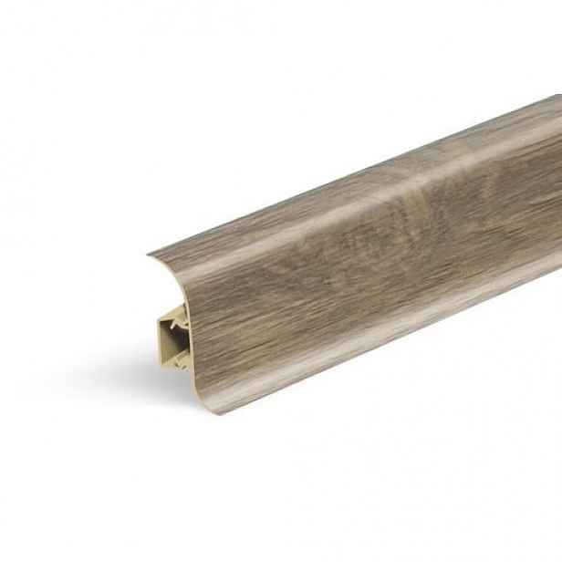 Lišta soklová Naturel dub Wellington , PVC délka 250 cm, výška hrany 56 mm, NATNGF097