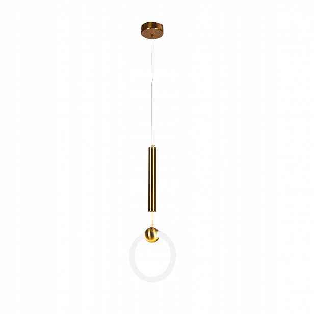 Nástěnné svítidlo Zlatá Led lampa Ring