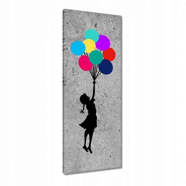Obrazy 40x100 Banksy Duhové zvednutí