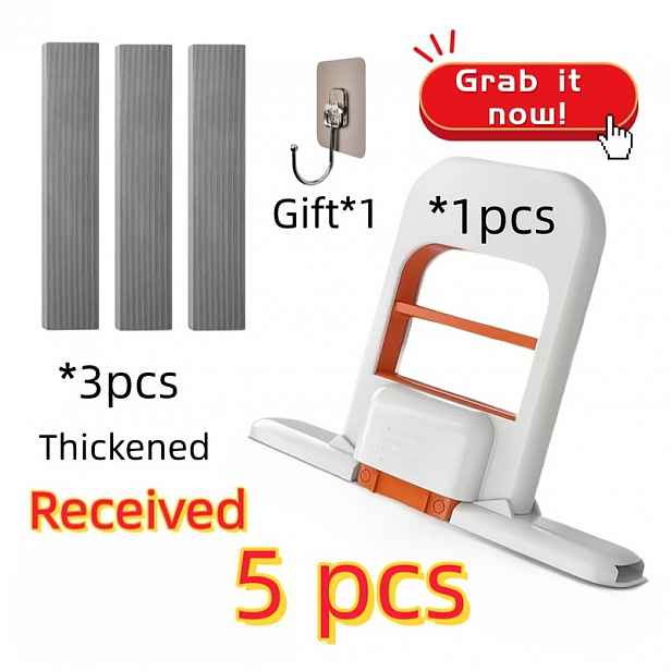 TEMU 5ks Mini Stolní Mop, Čistič Stolů, Pro Mokré a Suché Použití. Skládací Design; Ideální pro Koupelny, Kuchyně, Stěny, Desky Stolů a Skla Aut.