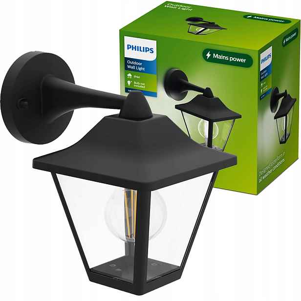Venkovní nástěnné svítidlo Philips Juli Fasádní lampa E27 Led Zahradní nástěnná lampa
