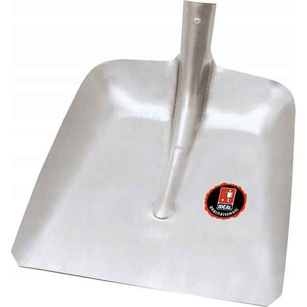 Lopatka na uhlí bez násady 325 x 340 mm stříbrná Ideal