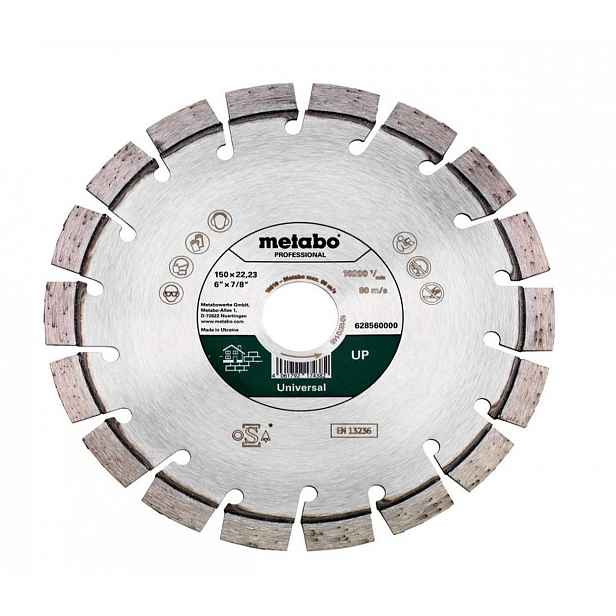 Metabo - Diamantový řezný kotouč na stavební materiály 150x22,23 mm 628560000