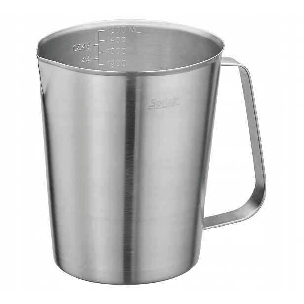 Odměrka Spring ve formě džbánku, hrnek, ocelový, 1500 ml