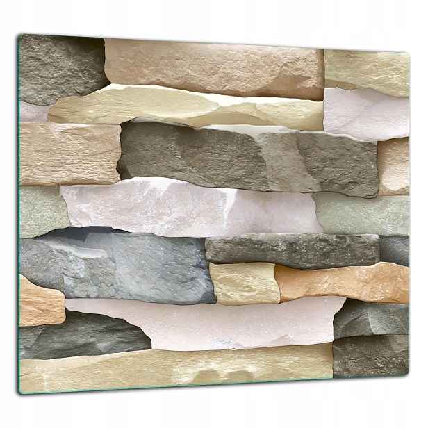 Skleněná Ochranná Deska Panel Lepidlo 65x60 Cihla