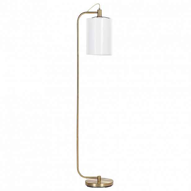 Beliani STOJACÍ LAMPA Kupfer/Bílá Liberia