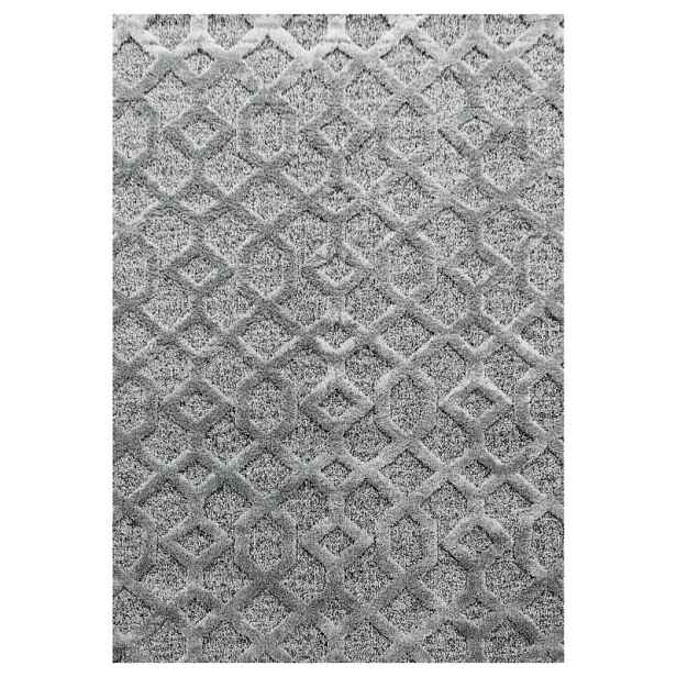 Kusový koberec Pisa 4702 Grey, 80x150, šedá, ložnice, Ayyildiz