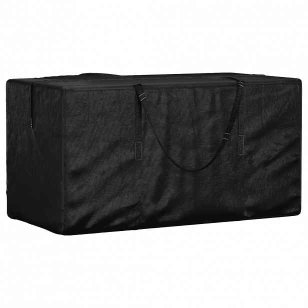vidaXL Úložný vak na zahradní podušky černý 150x75x75 cm polyethylen