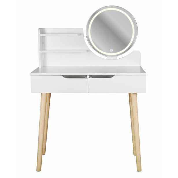 ArtJum Toaletní stolek SCANDI 2 LED | CM-254121