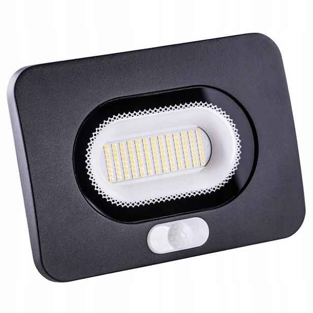 Led zářič 50W 5000lm 4000K IP65 Pir RAL9005 03004