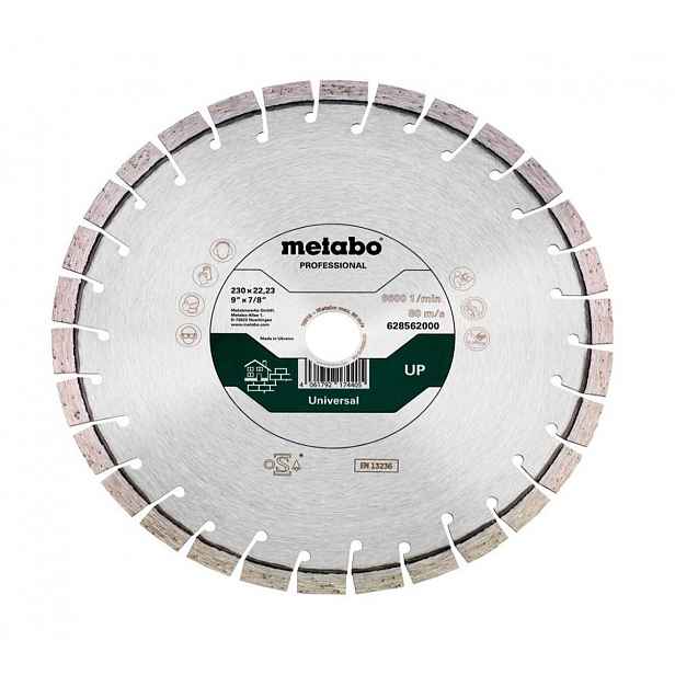 Metabo - Diamantový řezný kotouč na stavební materiály 230x22,23 mm 628562000