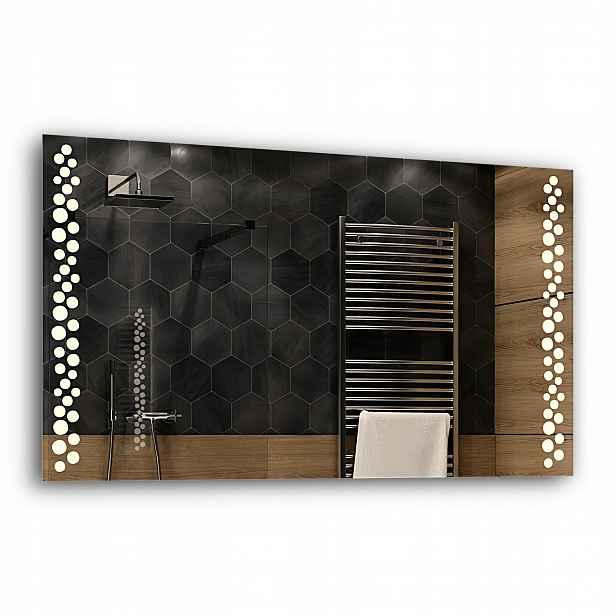 Neutrální Zrcadlo Toronto s Led osvětlením 70x60 cm