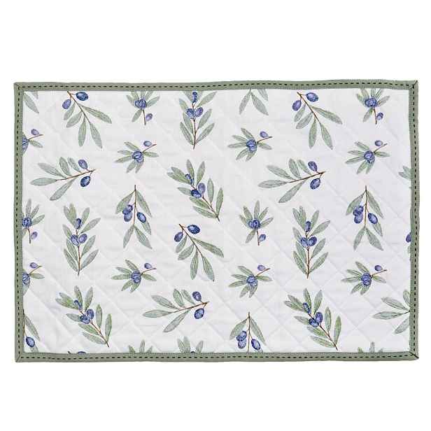Oboustranné prostírání Olive Garden -  48*33 cm - sada 6ks Clayre & Eef