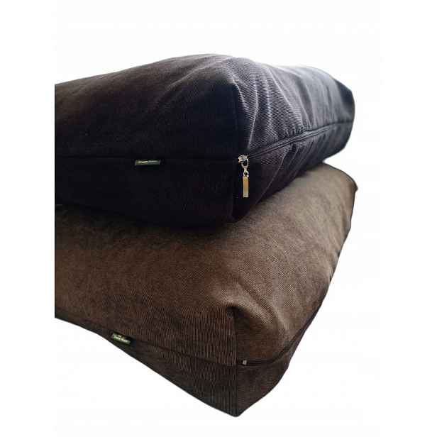 Povlak na polštář na zip do obývacího pokoje 45x80x15 cm, sametový potah