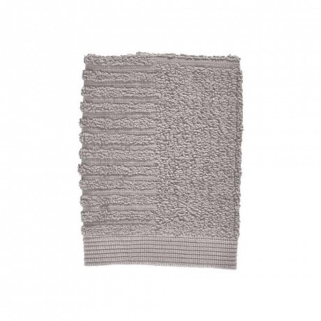 Šedý ručník ze 100% bavlny na obličej Zone Classic Gull Grey, 30 x 30 cm