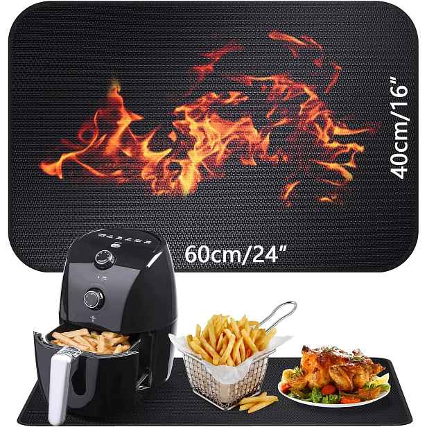 Silikonová Ohnivzdorná Podložka Na Pracovní Desku 300°C Fritéza Kávovar Káva