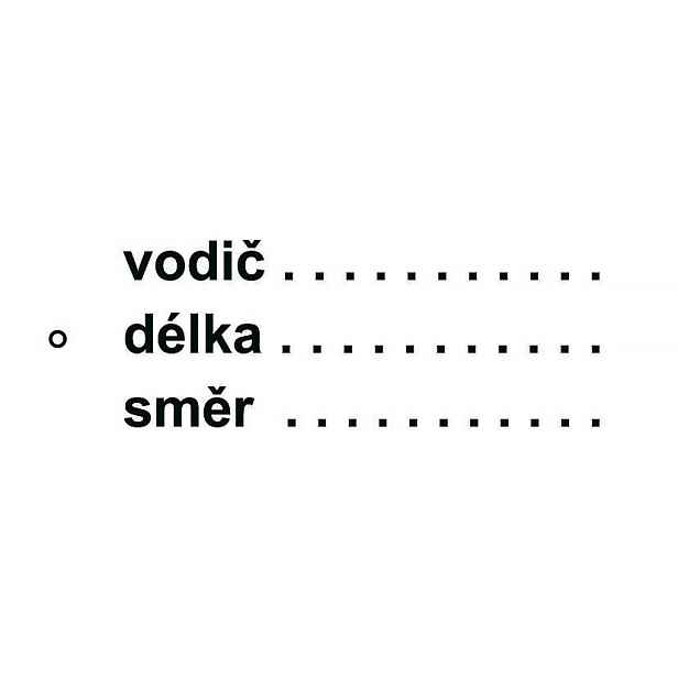 Štítek na vodič