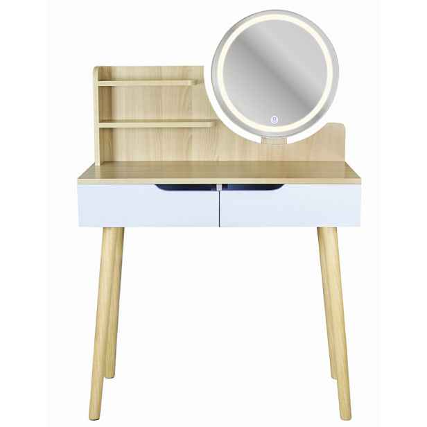 ArtJum Toaletní stolek SCANDI 2 LED | CM-254138