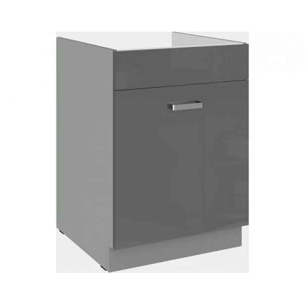 Kuchyňská dřezová skříňka Grey 60ZL, 60 cm