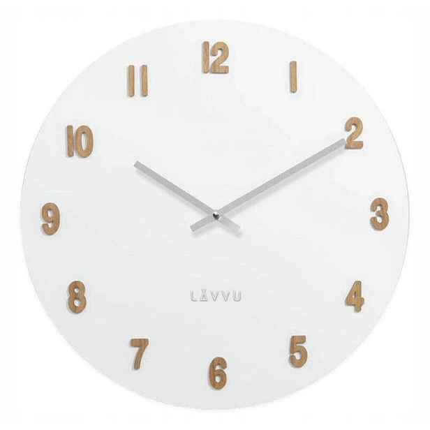 Velké Dřevěné Hodiny Na Zeď Lavvu LCT4070 50 cm