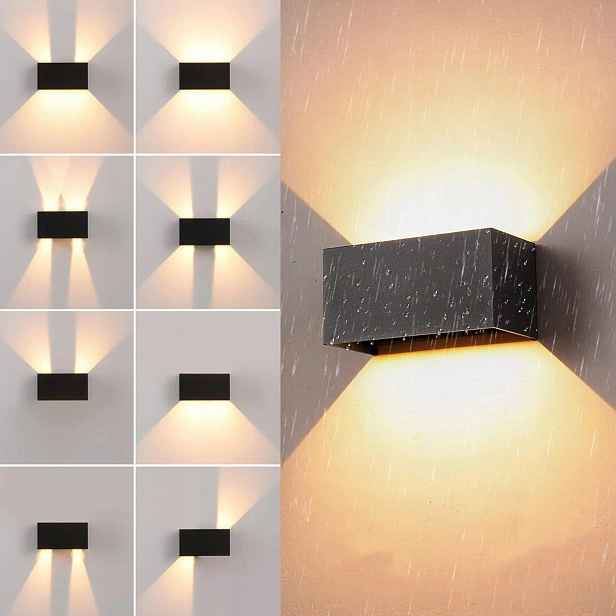 Venkovní Nástěnné Led Fasádní Zahradní Svítidlo IP65 24W Nástěnné Svítidlo