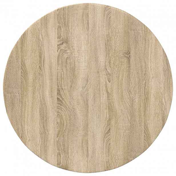 vidaXL Deska stolu Ø 80 x 1,5 cm Kulatý Kompozitní dřevo Dub sonoma