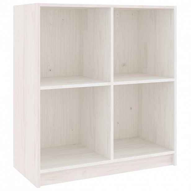 vidaXL Příborník bílý 70 x 33 x 76 cm masivní borové dřevo