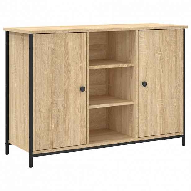 vidaXL Příborník dub sonoma 100 x 35 x 70 cm kompozitní dřevo