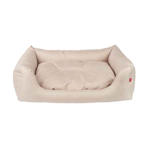 Pelíšek pro psa BASIK SOFA béžová velikost S, M, L, XL, XXL Rozměr: L - 78x64x19 cm