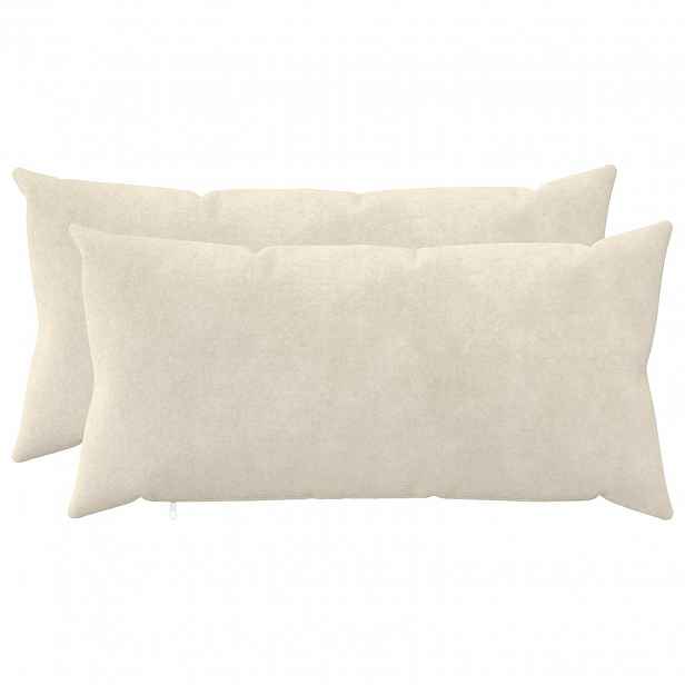 vidaXL Povlak na polštář 2 pcs HEERLEN Krémová 40 x 80 cm
